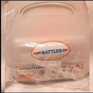 Babys 11 Pc Rattle Set. Case Included- BRAND NEW